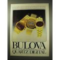 1977 Bulova Watch Ad - 82702, 82315 and 82673