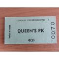 London Transport Underground Queens Park 40p Ti...