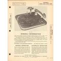 MOTOROLA model B24RC B25RC B27RC B28RC phono Sa...