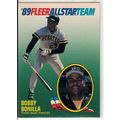 1989 Fleer All Star Team insert baseball card #...