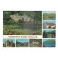 multiview, IRELAND used vintage postcard 1975 p...