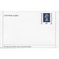Mi K 29: 5d. deep blue Letter Card: Queen Eliza...
