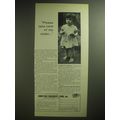 1974 Christian Children's Fund Ad - Please take care of my sister