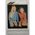 Vintage: Hayfield 1864 girl's sweaters, DK