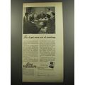1953 Gray Audograph Ad - How to get more out of meetings