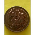 Umlaufmünze Australien 2 Cents 1989
