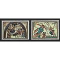 Spain Christmas Murals 2v 1972 MNH SG#2173-2174