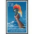 Tanganyika 1961 1s 30c red, yellow, black, brow...