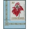 Cook Islands 1967 30c Euphorbia pulcherrima poi...