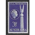 AUS 1955 U/M 3.5d 'USA MEMORIAL' (EBID65-049)