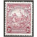 Barbados 1943 SG250d 2d Carmine Mounted Mint . ...