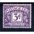 Sg D14 3d dull Violet postage due wmk block cyp...