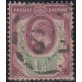 GB, 1902 1.5d dull purple/green Edward VII, SG ...