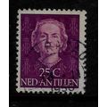 NETHERLANDS ANTILLES QUEEN JULIANA 1950 25c VIO...