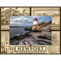 Newport Rhode Island Laser Engraved Wood Pictur...