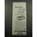 1933 Lea & Perrins Worcestershire Sauce Ad - Sm...