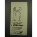 1955 Western Union Advertisement - And remember, always mark your cables