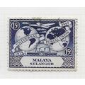 SELANGOR MALAYA 1949 UPU POSTAL UNION UNIVERSAL...