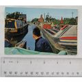 old postcard Oxford Canal at Hawkesbury Junctio...