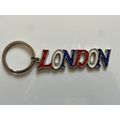 KEY RING - LONDON (RED, WHITE AND BLUE)