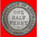 Ⰶ GEORGE V (1911-1936): AUSTRALIA★1/2 PENNY 193...