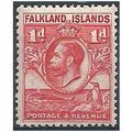 Falkland Islands 1929 SG117 1d Scarlet Mounted....