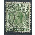 Falkland Islands 1912 SG60 1/2d Yellow-Green Fi...