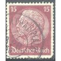 Germany 1934 - 15pf brownish purple - President...