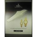 1984 Ebel 18 kt. Gold with Diamonds Watches Ad