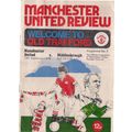 MANCHESTER UNITED v MIDDLESBROUGH football prog...