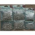 Lot of 6 Packages of O Rings -700 pcs- for jewe...