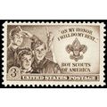Boy Scouts One PACK OF TEN 3 Cent Postage Stamp...