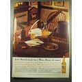 1960 White Horse Scotch Ad - James Boswell drank here White Horse, of course