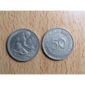 1981d 50 Pfennig Germany Coin