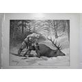 Winter Sport in Manitoba. A Wapiti-Hunter of Wi...
