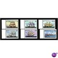 ST KITTS 1980 SHIPS SET 6 VALS U/M MINT