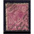 GB 1912 - 24 KGV 6d Purple Used stamp WMK 100 ....