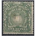 British East Africa 1890 SG19 5 Rupees Grey-Gre...