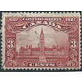 Canada 1927 SG268 3c Carmine Fine Used....