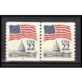 2115b 22c U.S. Flag Very Fine MNH CNP Left 2 PA...