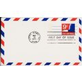 USA. FDC Postal Card. 9c Air Mail. Pre-Stamped....