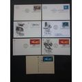 A1960's GROUP OF SEVEN UNITED NATIONS POSTAL CA...