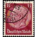 Germany 1933 Reich Famous People Paul von Hindenburg 15Pf Used Stamp .