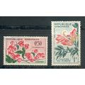 Gabon stamps 1961 - SG 175 + 176 - 0.50f + 1f C...