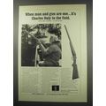 1965 Charles Daly Shotgun Ad - When Man and Gun Are One