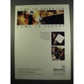 1984 Sheraton Hotels Ad - Come to Luxury