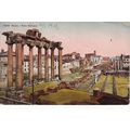 Rome The Forum Italy Postcard posted 1913 creased