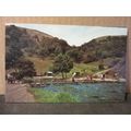 STEPPING STONES, DOVEDALE unused postcard Colou...