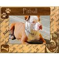 Pitbull Laser Engraved Wood Picture Frame (5 x 7)