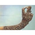 Carved Animal Head Post Oseberg Norway Viking M...